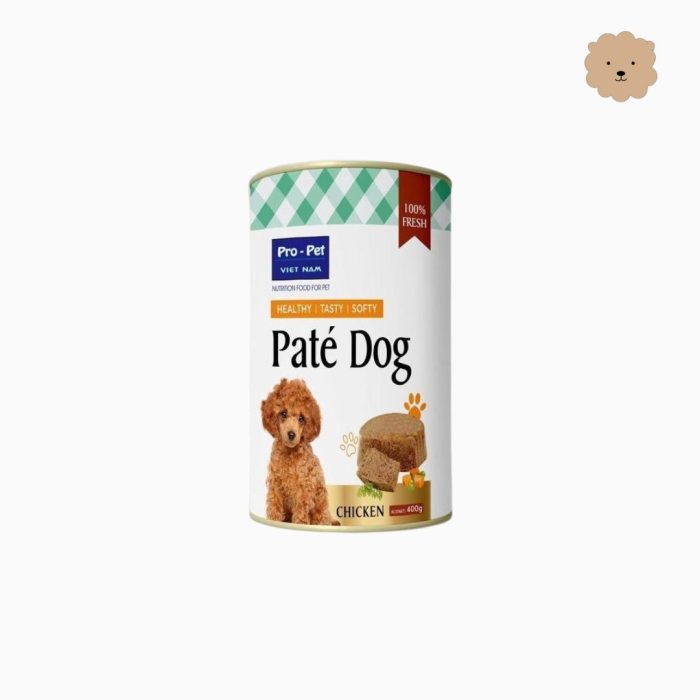 Pate cho Chó Pro-Pet Vị thịt gà Lon 400g