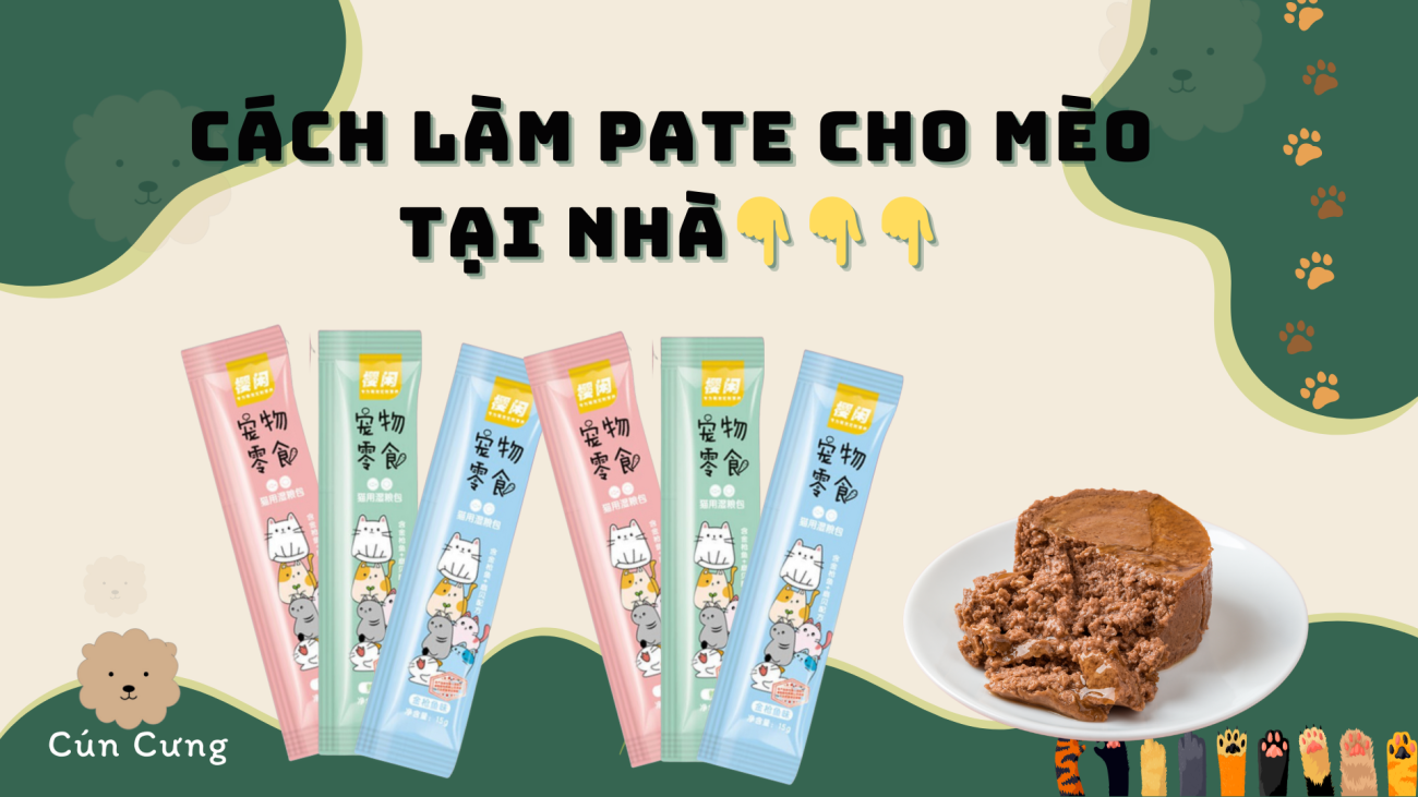 cách làm pate cho mèo tại nhà