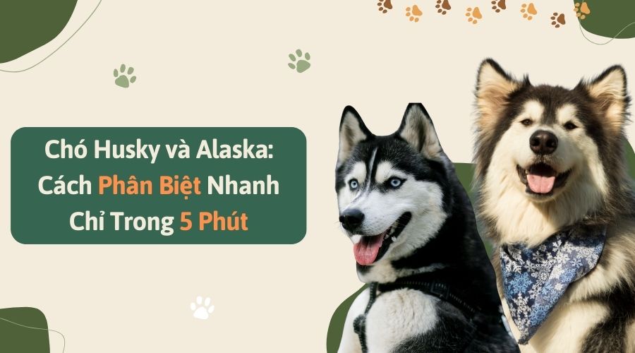 Chó Husky và Alaska - Cách Phân Biệt Nhanh Chỉ Trong 5 Phút